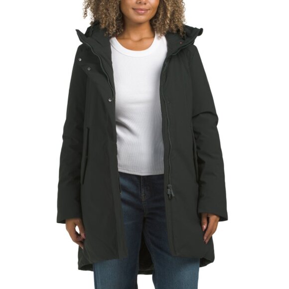 SAVE THE DUCK Green Nellie Hooded Parka - Picture 1 of 2